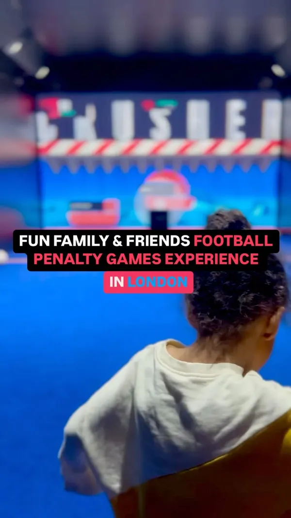 This video promotes TOCA Social at The O2, an interactive football and dining experience. It features a child playing football-based games on a digital screen in a private box. The video showcases the venue's various amenities, including a dessert room, photo booths, big screens for live sports, dining options, bars with cocktails, football tables, arcade games, a karaoke booth, and a boot room. The video highlights the availability of private boxes for up to 12 players and mentions pricing starting from £12.50 per person.