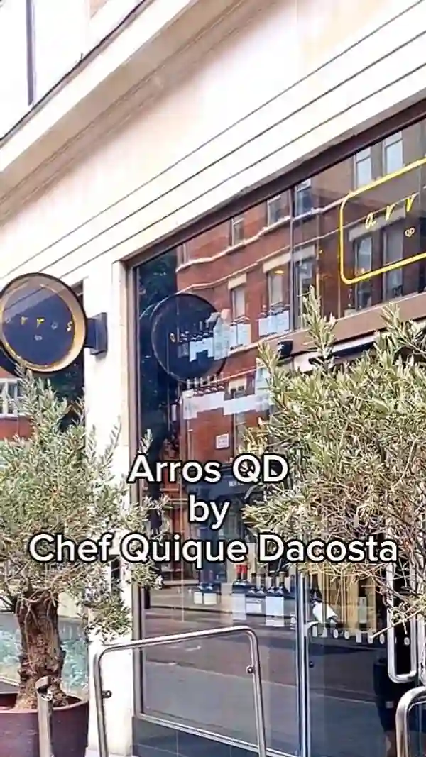 This video showcases a dining experience at Arros QD, a Spanish tapas and paella restaurant in London.  The video highlights various dishes, including tapas (with close-ups of individual items), two types of paella (one black and one yellow), and several desserts.  The presentation is elegant and modern, focusing on the visual appeal of each dish. The venue itself is also presented as elegant and luxurious. There is no clear mention of dietary information.  The primary focus is on showcasing the food, drinks, and ambiance of the restaurant.