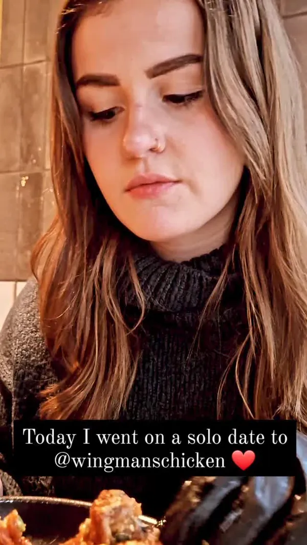 Today I went on a solo date to @wingmanschicken ❤️