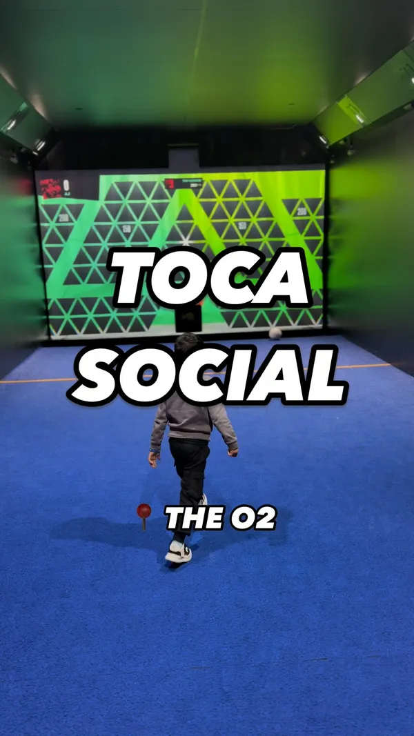 💌 | TOCA Social - The O2 

Food is halal but pork and alcohol served on site 

My son is OBSESSED with football so we went to TOCA social with his friend and a few adults to check out their Christmas menu and play some games! The vibe in here was amazing! We got a booth for an hour and played lots of different games. The food was also great and my favourites were the dynamite shrimp and potatoes with gravy 🤤. They also have fun photobooths, arcade games and social areas to sit in. My son did hog most of the games and we will definitely be back here! I highly recommend this spot for some fun 🤩 ⚽️ 

{AD/INVITE}