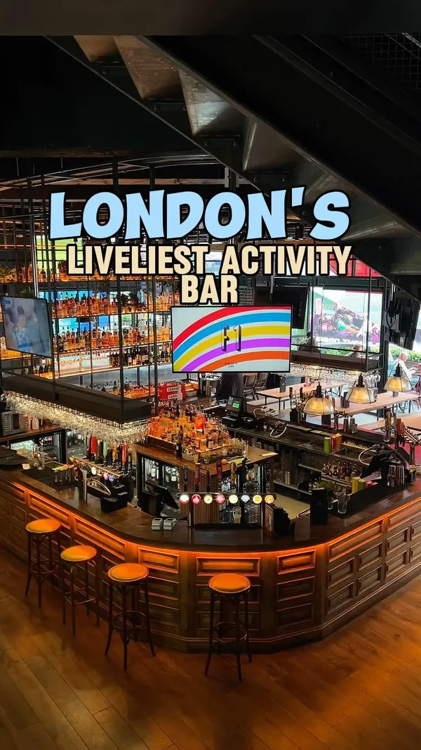 This video showcases Bat & Ball, a lively activity bar in Stratford, London.  It highlights the various activities available, including ping pong, darts, pool, and karaoke, alongside the food and drink offerings. Food items shown include the Johnny Cash burger, dirty fries, and a vegan hot dog. Cocktails like the Zombie, Manhattan, Ball Breaker, and Disaronno Sour are also featured. The presentation emphasizes a fun, vibrant atmosphere and visually appealing food and drink items. 