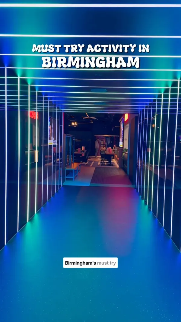 This video showcases Toca Social in Grand Central, Birmingham.  The video highlights the various football-themed games available, emphasizing the fun and competitive nature of the experience. It also features the festive menu, with particular attention given to roast potatoes, wings, and deep-fried pumpkin. The setting is primarily the bar/arcade area, with shots of various games, the bar itself, and the food being consumed by the group.