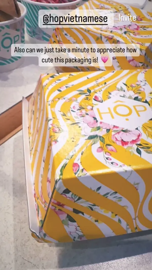 @hopvietnamese  Invite Also can we just take a minute to appreciate how cute this packaging is! 💗