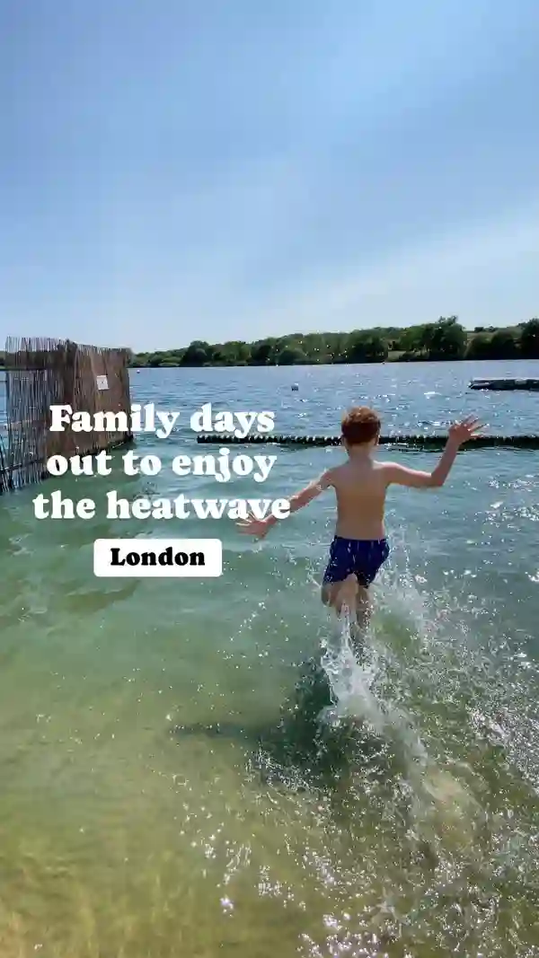 This video showcases various family-friendly activities and locations in London, interspersed with short clips highlighting two restaurants. The video primarily focuses on outdoor activities, such as swimming, kayaking, boat rides, and ice-skating.  Two restaurants, Casa do Frango and Iberica, are briefly shown towards the end.  No specific food or drink items are shown in detail, but the implication is that they are suitable for families.