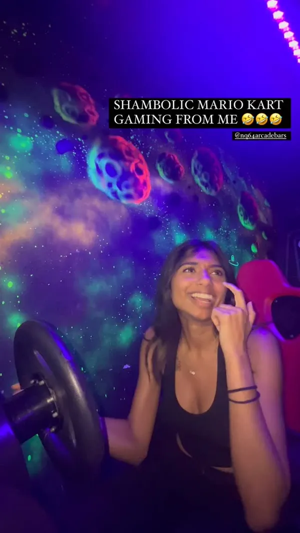 SHAMBOLIC MARIO KART GAMING FROM ME 🤣🤣🤣 @nq64arcadebars