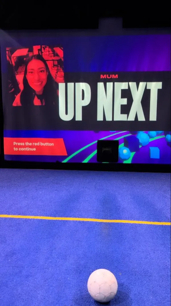 The video showcases Tocasocial, an immersive football and dining experience at The O2 in London.  It features various food and drink items including Coca-Cola, Schweppes, sparkling wine, and chicken tenders. The presentation is visually appealing and highlights the fun atmosphere, interactive games, and festive ambiance. Dietary information is not provided.