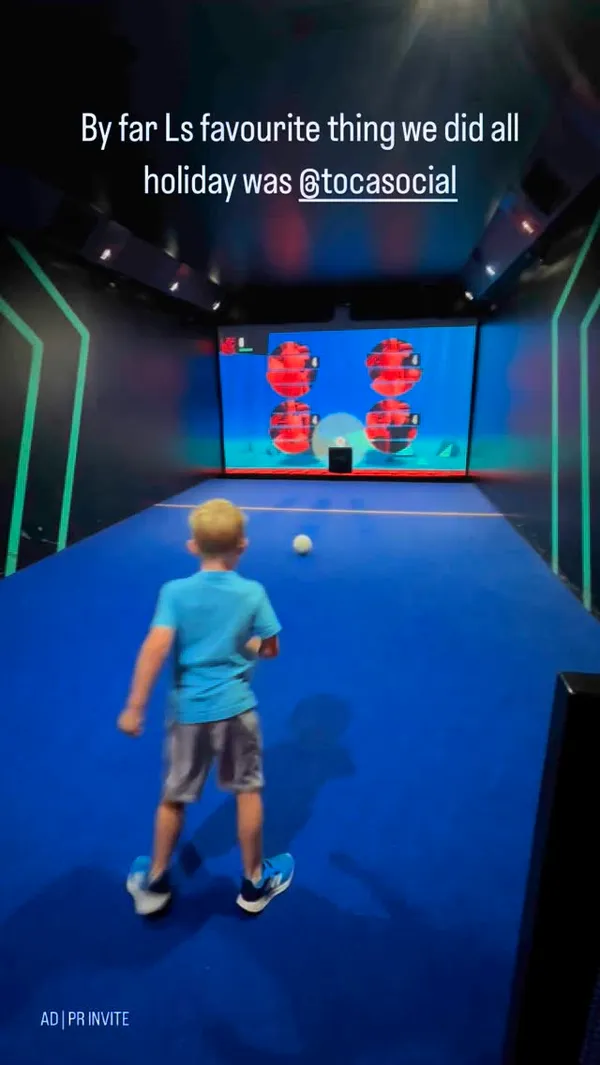 By far Ls favourite thing we did all holiday was @tocasocial  AD | PR INVITE