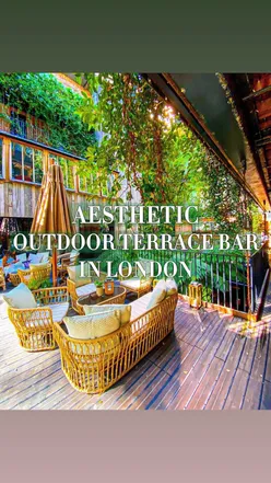 Outdoor terrace at Jurema Bar, The Mandrake Hotel, perfect for sunny days with delightful nibbles and drinks.