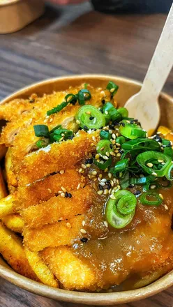 Bao Down Newcastle: bao buns, loaded fries, gyozas at Grainger Market food stall.