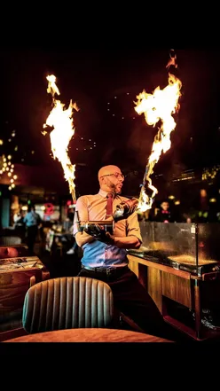 Etçi Mehmet Turkish steakhouse in Birmingham: fiery dining with beef sushi, BBQ ribs, Etçi platter, spicy meatball, baklava, and mocktails.