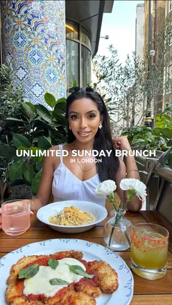 Unlimited Sunday brunch at Lavo London featuring Italian starters, mains, and the iconic 20-layer peanut butter cake.