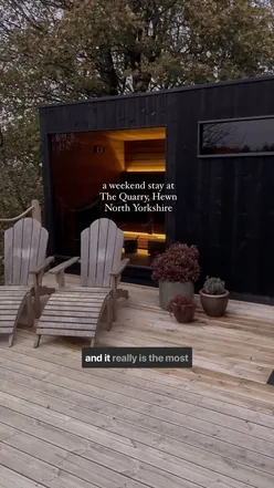 Cozy cabin stay in North Yorkshire with outdoor BBQ, wood-fired hot tub, and scenic views between Richmond and Barnard Castle.