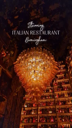 Italian restaurant in Birmingham: Foccacia, giant burrata, truffle Mafaldine, spicy lamb ragรน, and Mammargherita pizza.