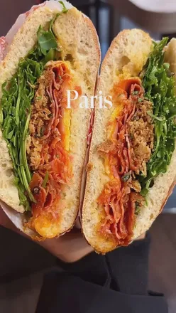 French toast at Azur Cafe, fresh pizzas at Becco, and a top sandwich at Lupo in Paris. #ParisFood #Patisseries