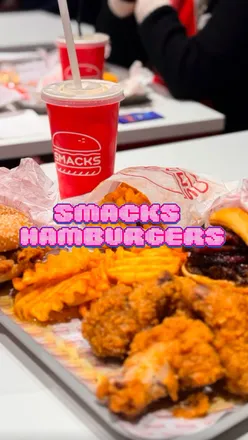 Halal burger at Smacks Hamburgers, Glasgow. Honest review of new restaurant experience. #halalfood #glasgowfood