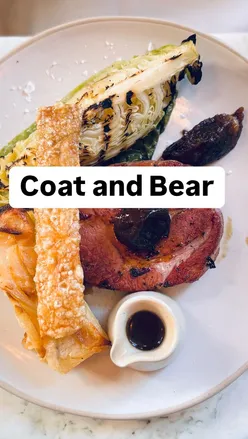 Delicious meal at The Coat and Bear, Newbury; cozy Georgian restaurant with diverse menu, wines, and cocktails.