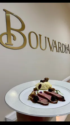 Locally sourced fine dining at Bouvardia Bath: smoked duck, venison, mushroom Wellington, and more delicious dishes.