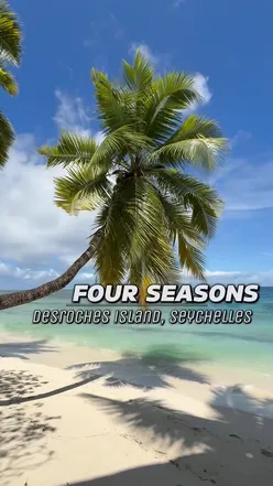 Luxury beachfront villa on Four Seasons Desroches Island, Seychelles, with stunning views and serene surroundings.