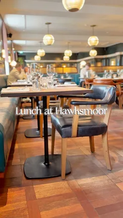 Lunch at Hawksmoor Liverpool: smoked mackerel salad, potted beef, rump steak, Big Matt Burger, apple mille-feuille dessert.