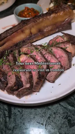 Delicious Eastern Mediterranean sharing plates and a 1kg Tomahawk steak at Kapara in Soho with friends.