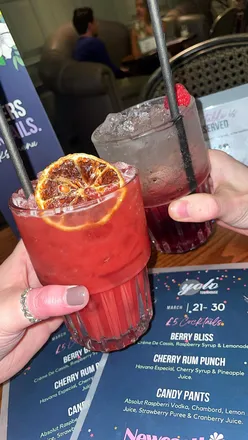 Colorful cocktails at Newcastle Cocktail Week venues like NQ64, El Guapo, and Yolo Townhouse, only ยฃ5 each.