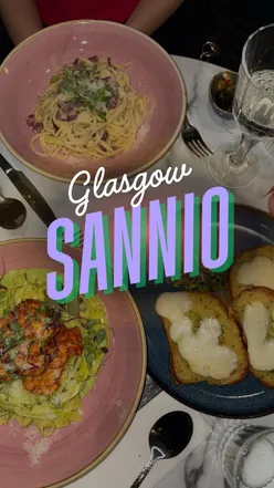 Delicious meatballs and cocktails at Sannio, a vibrant Italian restaurant in Glasgow's Sauchiehall Street.