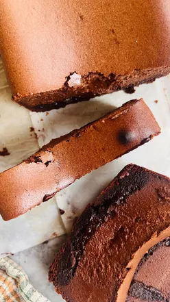Ultra creamy Chocolate Brownie Basque Cheesecake with fudgy brownie bottom, perfect for Eid; no crust or water bath needed.