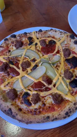 Delicious custom pizza with adventurous toppings at Pizza Punk in Glasgow, perfect for a fun pizza date.