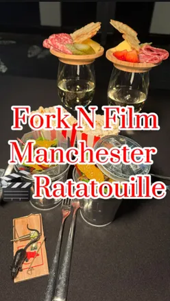 Delicious Ratatouille-themed dishes and drinks at Fork N Film screening in Manchester.