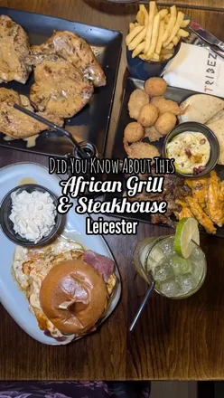 Delicious South African grill dishes including cheesy jalapeรฑos, peri chicken, and a Durban double burger.