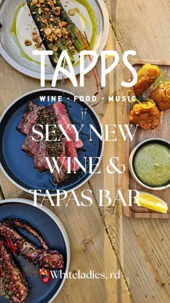 Delicious tapas and wine at TAPPS, the new wine bar on Whiteladies Road, Bristol, perfect for foodies.