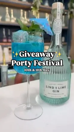 Win concert tickets and Porty Festival Spritz Cocktails by Lind & Lime at Porty Festival, May 2025. Enter now!