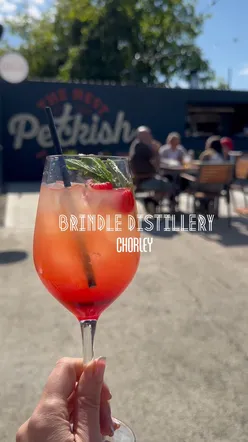 Summer cocktails and delicious burgers at Brindle Distillery, featuring Cuckoogin Gin and live DJ sets.