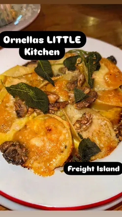 Delicious Italian dishes served at Ornella's Little Kitchen in Freight Island, Manchester, showcasing culinary passion.