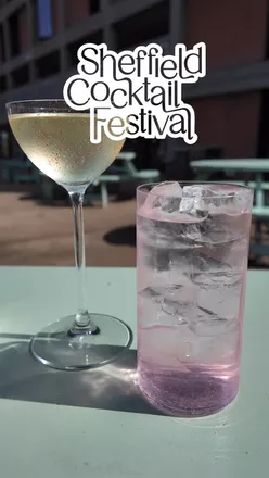 Colorful cocktails and delicious food at Sheffield Cocktail Festival, showcasing local bars and chefs.