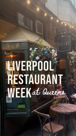 Delicious three-course meal at Queens, Liverpool for Restaurant Week, May 10-18, showcasing local cuisine.