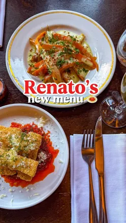 Delicious Italian small plates and cocktails at Renato's Bristol, perfect for date night and sharing with friends.