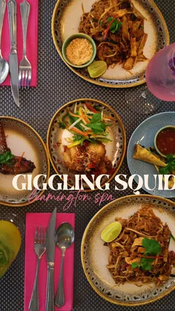 Small plates and Pad Thai at Giggling Squid, Leamington Spa, with matcha white chocolate cheesecake, perfect for lunch or dinner.
