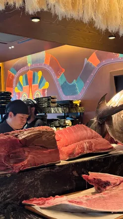 TENrei tuna ceremony at Los Mochis London, featuring Mexican-Japanese 11-course menu with unique tuna cuts, limited seating.