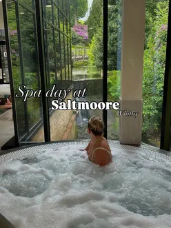 Sisters enjoying a tranquil spa day at Saltmoore, known for its luxurious atmosphere, captured by @laurensfoodbible.