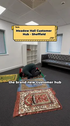 New customer hub in Meadowhall Sheffield with halal options and prayer room, ideal for things to do in Sheffield.