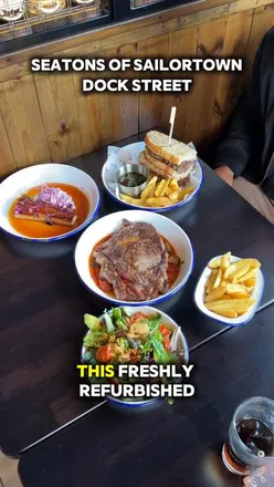 Pickle and Smoke's flavorful lunch at Seatons of Sailortown, 57 Dock St, Belfast, top quality food.