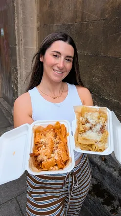 Bristol's Grano Kitchen pasta bar with bolognese special, perfect for cooler days.