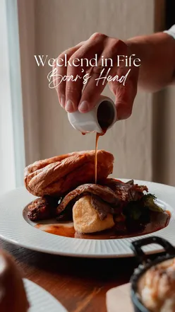 Newly opened rooms at The Boar's Head, Auchtermuchty, Fife; traditional Scottish restaurant with gastropub, dog-friendly, £140-150/night.