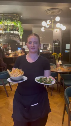 Delicious steak and seafood dishes at The Avenue in Hove, with excellent service and cozy dining vibes.