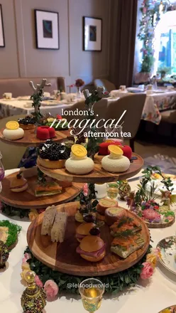 Kona Restaurant's Midsummer Night's Dream Afternoon Tea with floral Elixir of Enchantment tea, Puck's Mischief mocktail, and five theatrical courses.