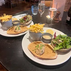 Diverse dishes enjoyed in Bournemouth at Brasserie Blanc, Durley Inn, Indian Ocean, and Marriott during a staycation.