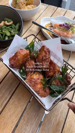 Unlimited bubble tea for £8 at Pot & Rice with £20 food spend, featuring Chinese salami Claypot, prawn cheung fun, and six boba options.