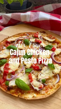 Air Fryer Cajun Chicken & Pesto Pizza ๐
I love this lighter style pizza flatbread for summer, and my homemade red pesto flavours work so well as the base.
Crispy, smoky, spicy and ready in minutes, perfect for summer nights.
Ingredients: serves 1
Skinny Italian Pizza Base from @fitzgeraldsbakery.ie
Or a tortilla or flatbread โจ2 tbsp red pepper pesto (my homemade one)โจ1 small chicken breast, sliced
1 tsp Cajun seasoning โจ1/4 Red onion, thinly slicedโจ1 tbsp diced red pepperโจ50g mozzarella, gratedโจFresh basil leaves
Method:
For the chicken, rub the breast with a little olive oil then rub in the Cajun seasoning and air fry for 12-16 minutes (depending on the size of the breast) at 200c on the standard air fry setting.
Spray a pan with a little olive oil then add the pizza base into the pan.
โจSpread the pesto right to the edges.
โจTop with sliced Cajun chicken, red onion, and red pepper, I used some of the air fried pepper from my pesto recipe. Then add the cheese.
โจToast the bottom in the pan until crisp and golden.
โจFinish under the grill until the cheese is melted and bubbling.
Then add some fresh basil, slice and serve!
.
.
.
#pizza #flatbreadpizza #cajunchicken #redpesto #chickenpizza #summerrecipes #pestopizza