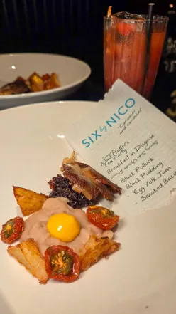Six by Nico's Mad Hatter's Tea Party tasting menu with six Alice in Wonderland-inspired courses, available until August 24th.